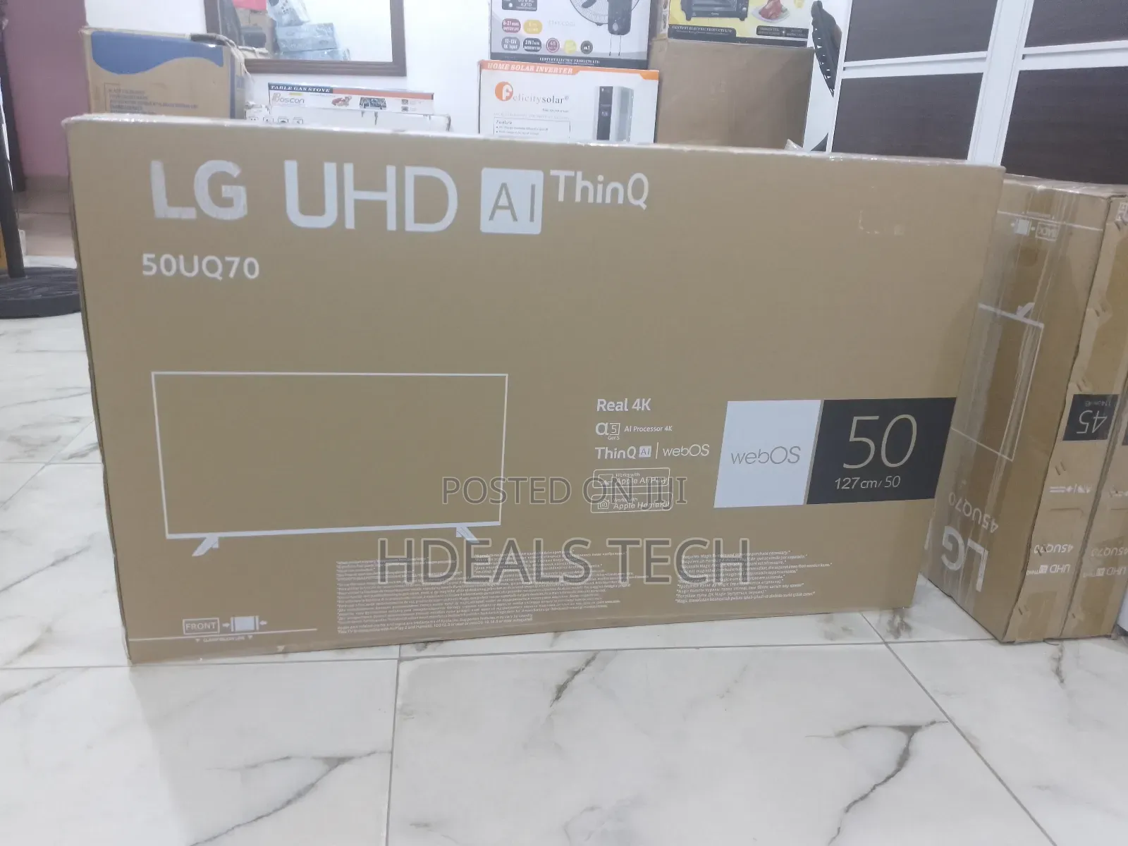 LG 50 Inches UHD Smart TV Hdmi, Usb,Av, Lan Port