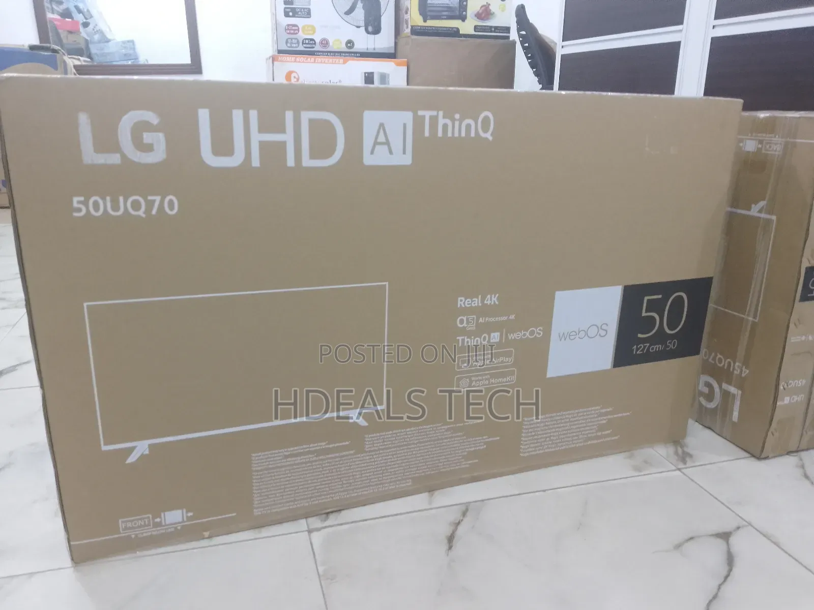 LG 50 Inches UHD Smart TV Hdmi, Usb,Av, Lan Port