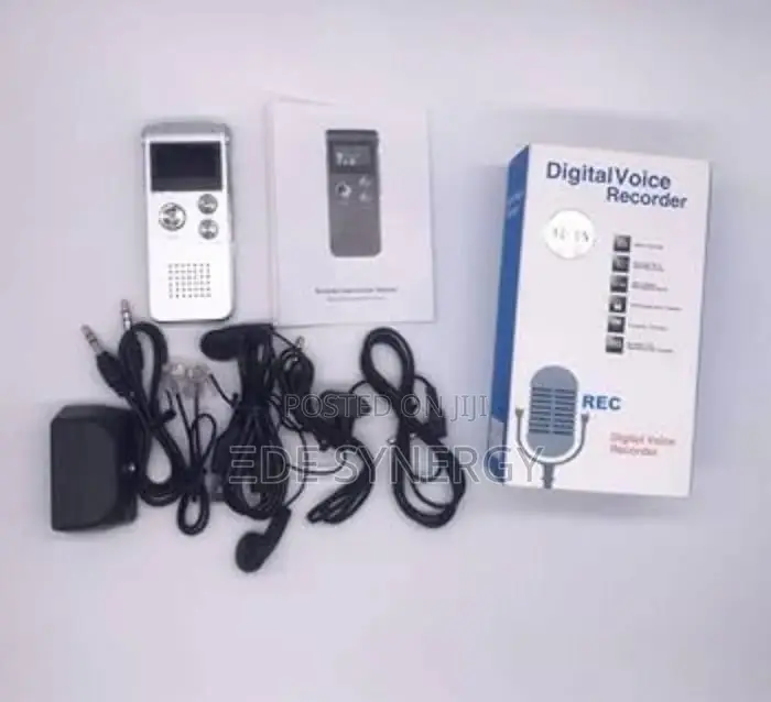 Digital Voice Recorder (8GB) W/ Built-in Microphone Speaker,