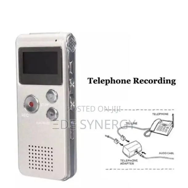 Digital Voice Recorder (8GB) W/ Built-in Microphone Speaker,