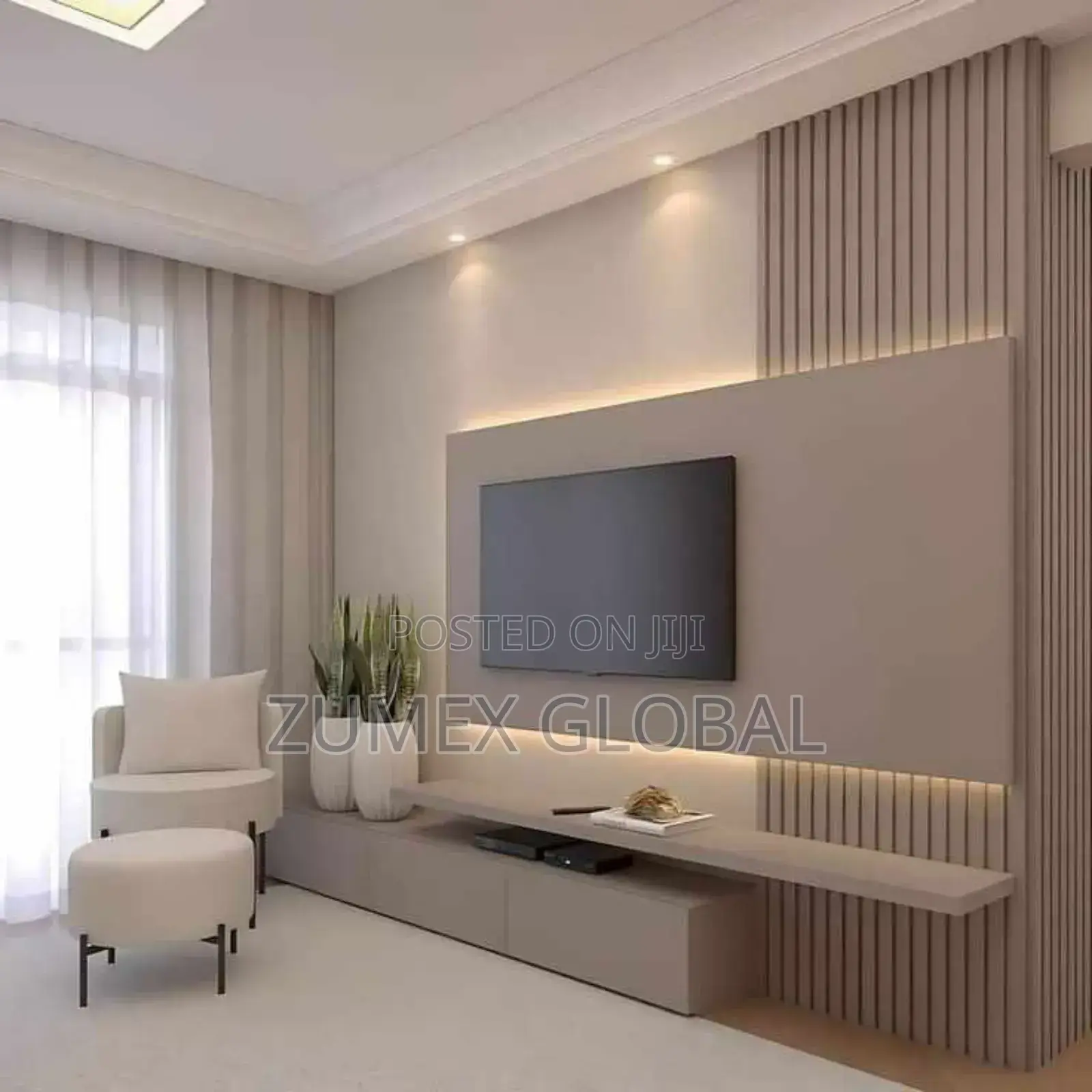Television Console Solid Wood