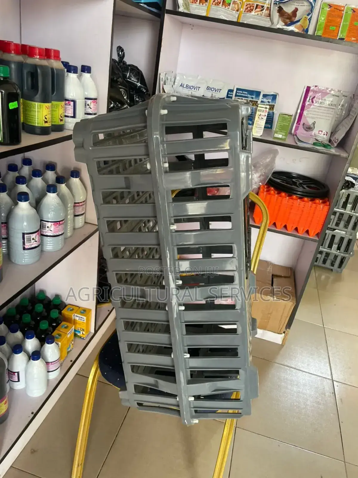 Grey Transport Cage