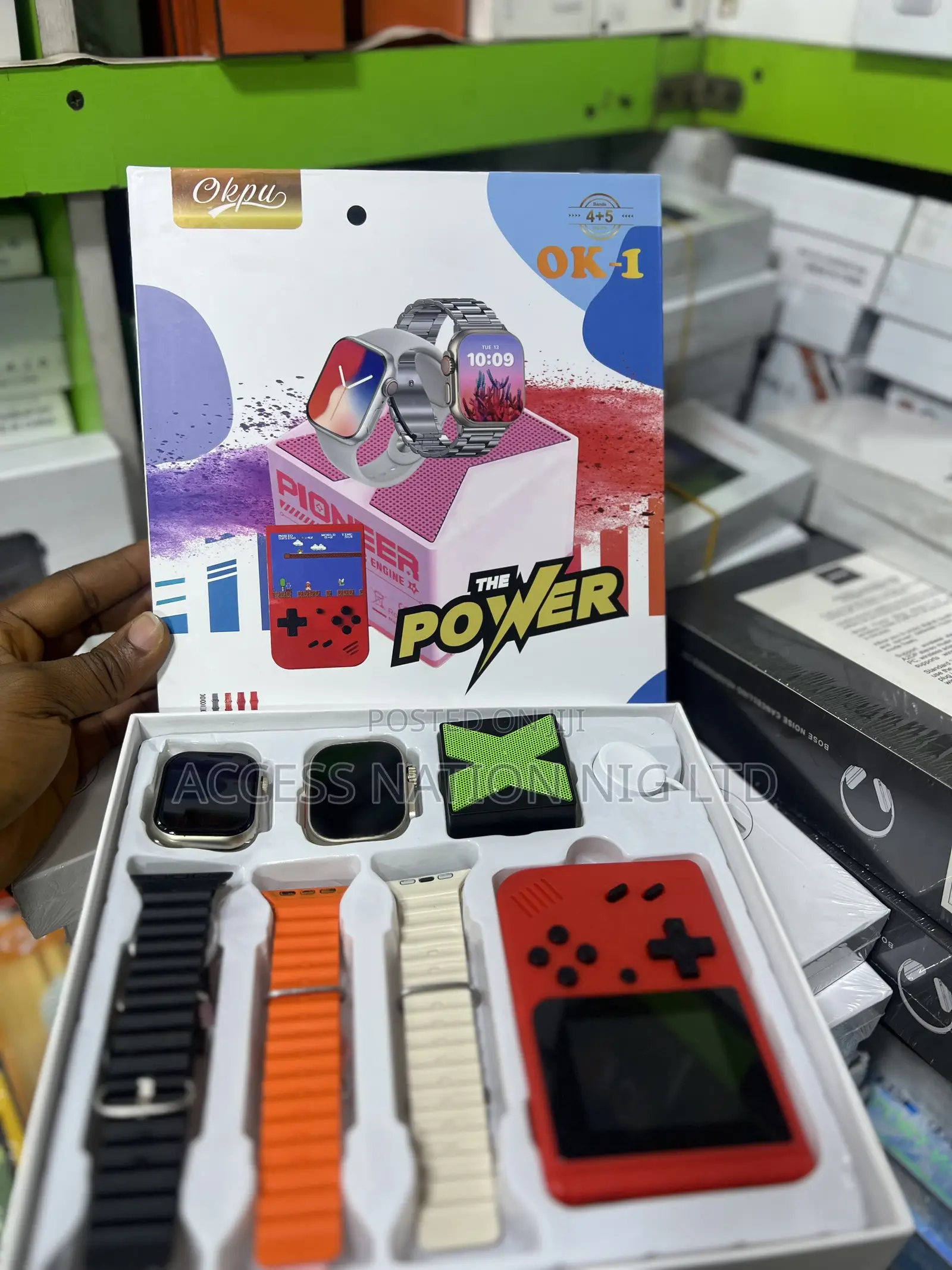 Ok-1 Ultra And Watch10 Plus Game And Stereo 5straps