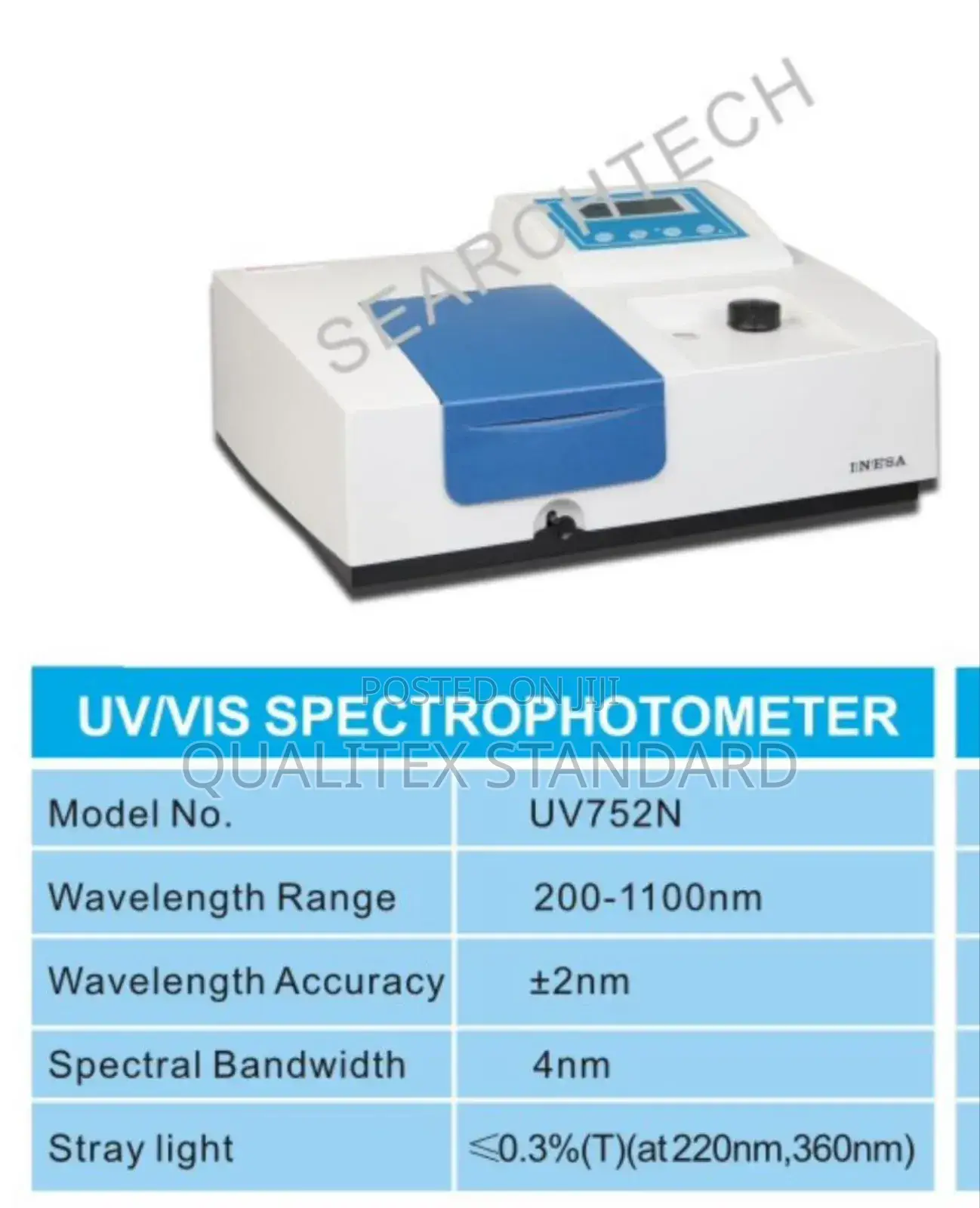 Uv/ Vis Spectrophotometer