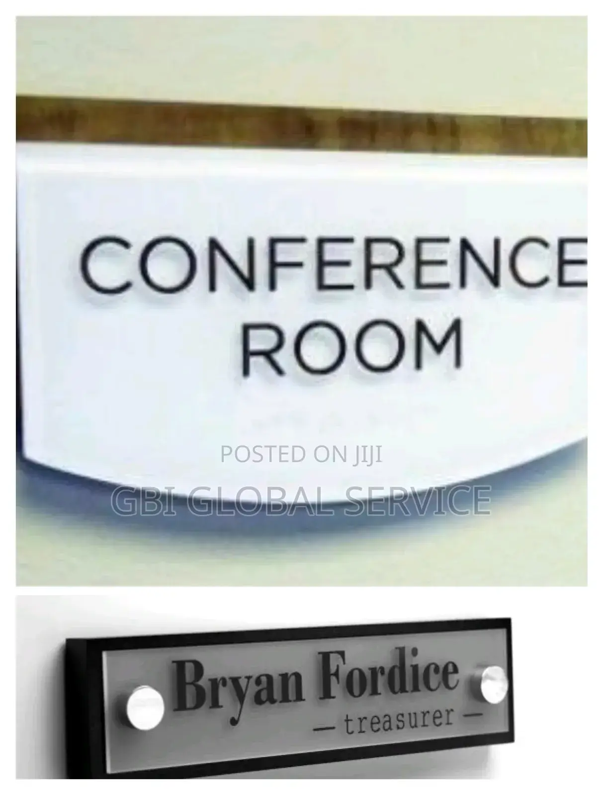 Office Door Sign / Restroom Sign