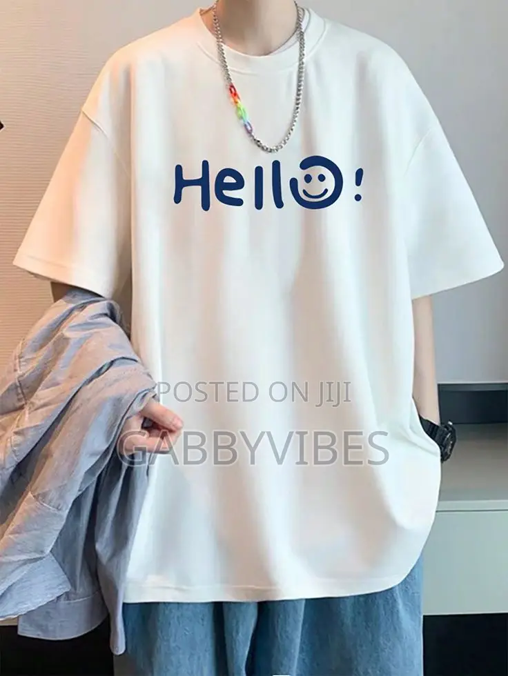 Hello Oversized Top