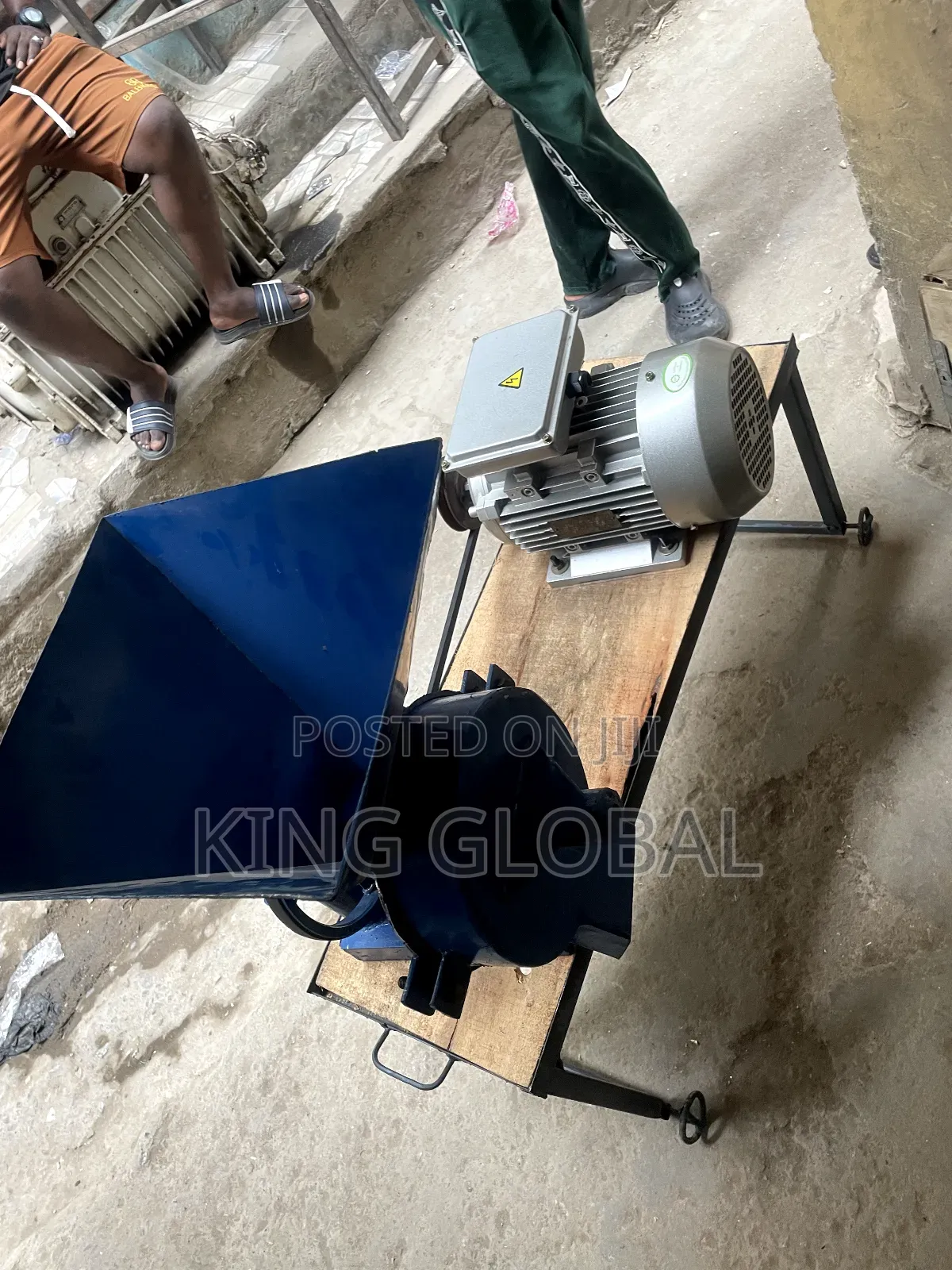 Electric Grinder Machine With 3hp Electric Motor Single