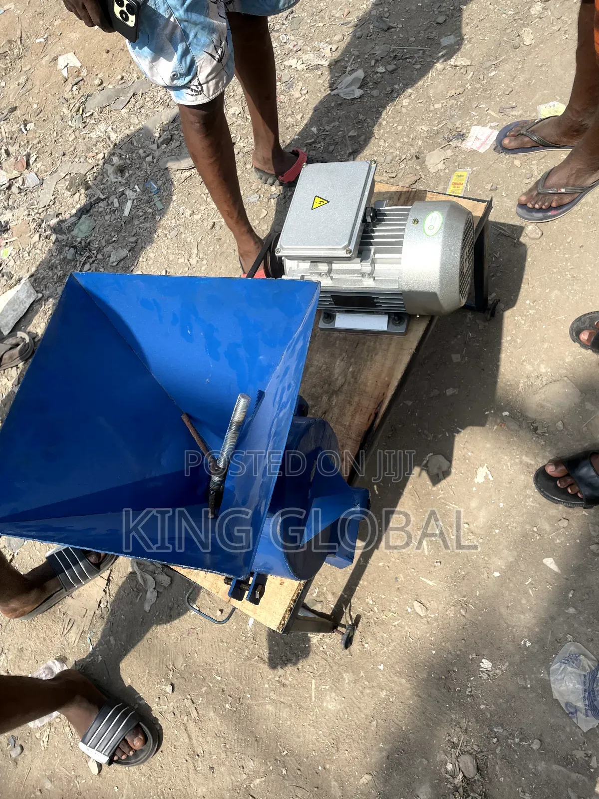 Electric Grinder Machine With 3hp Electric Motor Single