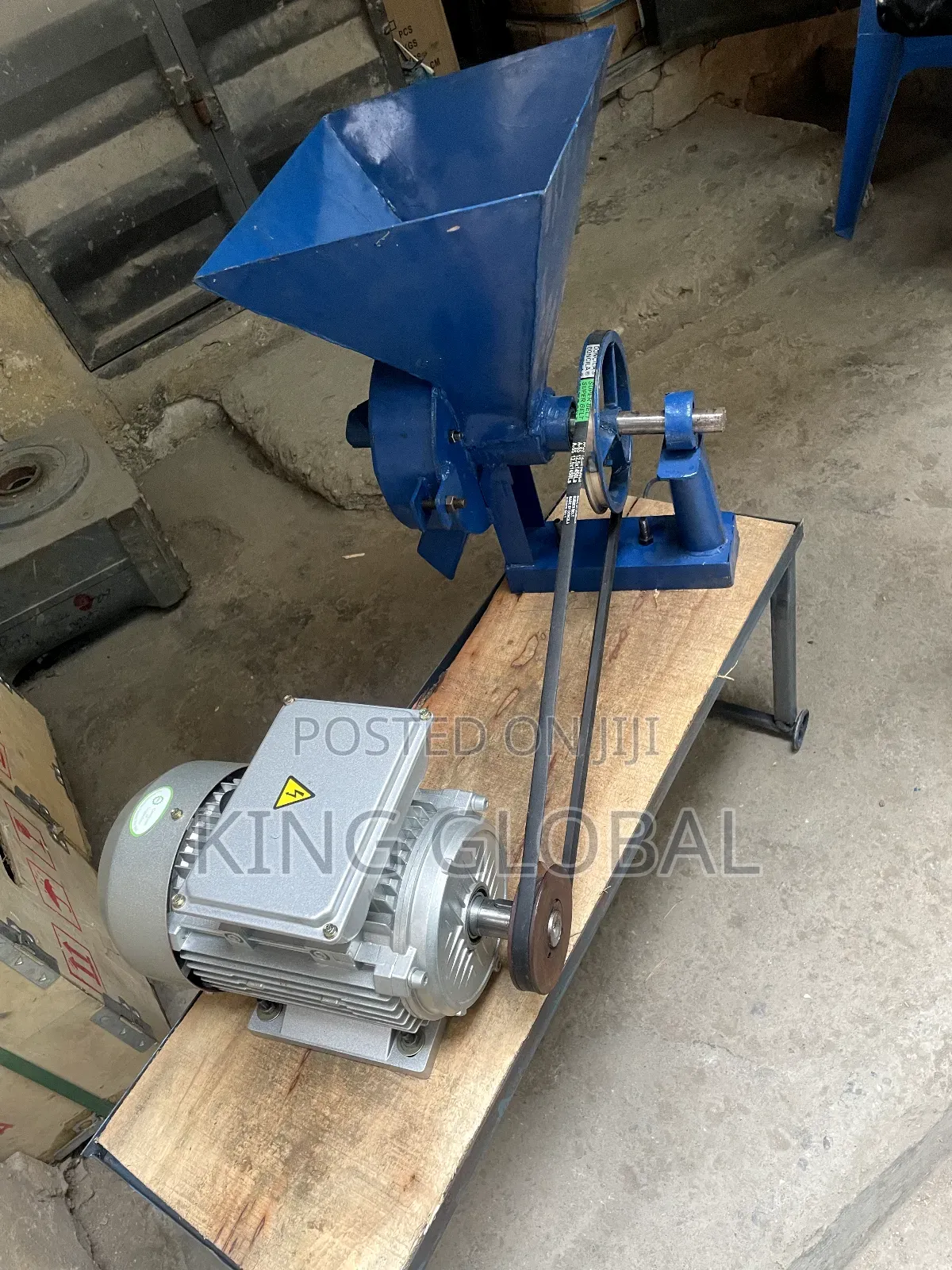 Electric Grinder Machine With 3hp Electric Motor Single