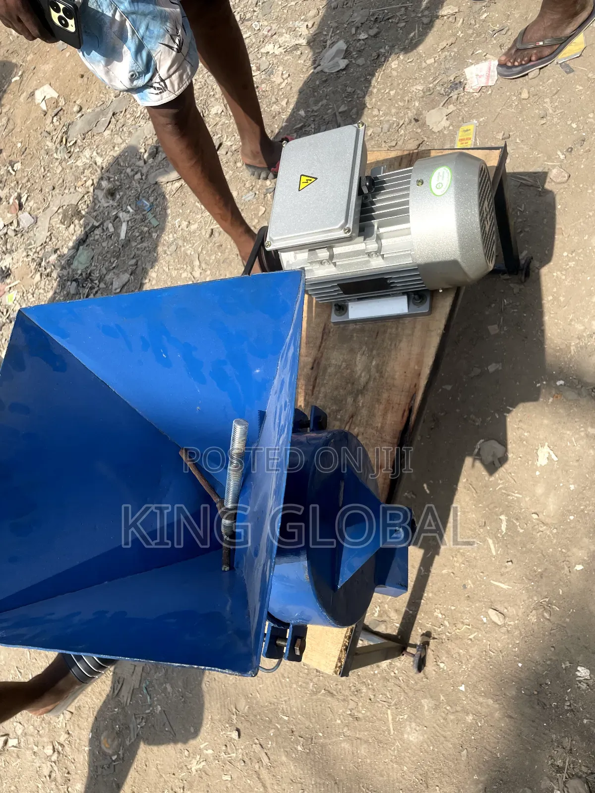 Electric Grinder Machine With 3hp Electric Motor Single