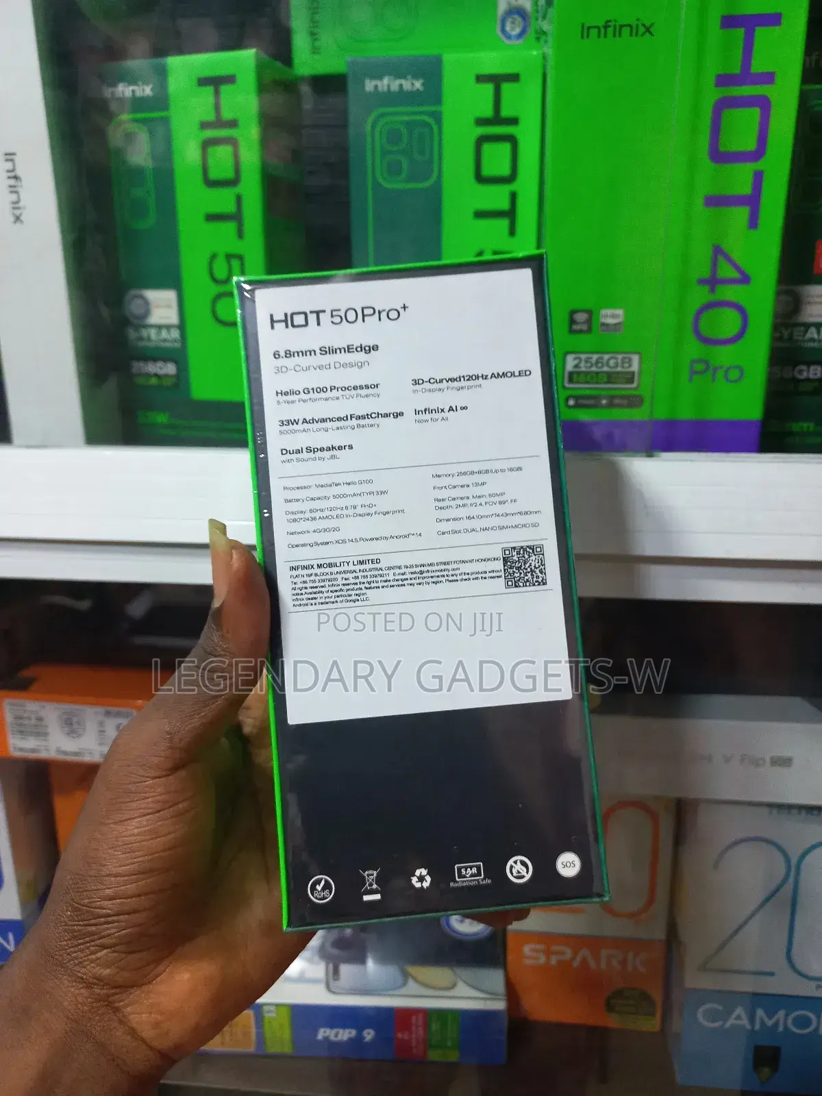 New Infinix Hot 50 Pro+ 4G 256 GB