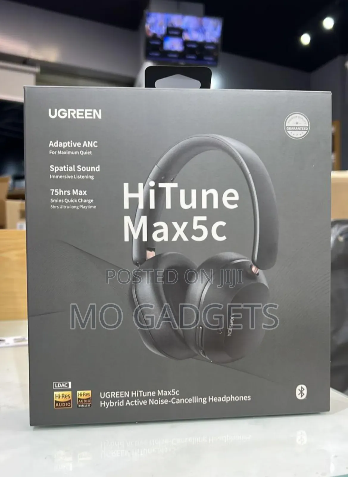 Wireless Bluetooth Headphones  Wit Active Noise Cancelling