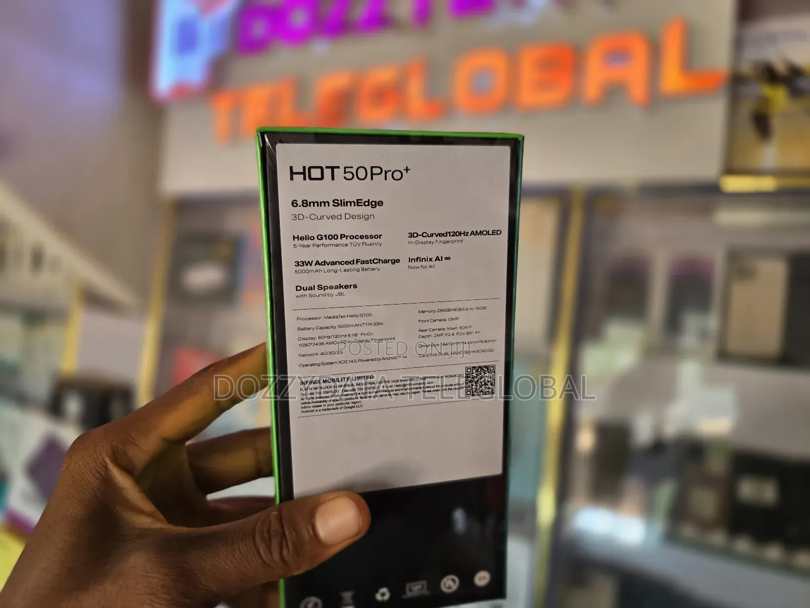 New Infinix Hot 50 Pro+ 4G 256 GB
