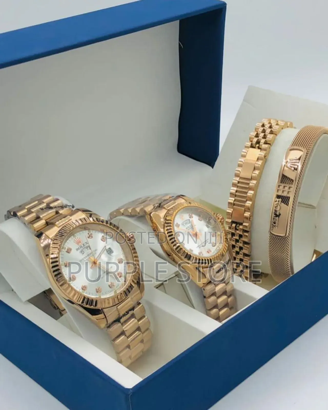 Rolex Couples Watches and Bracelets Set