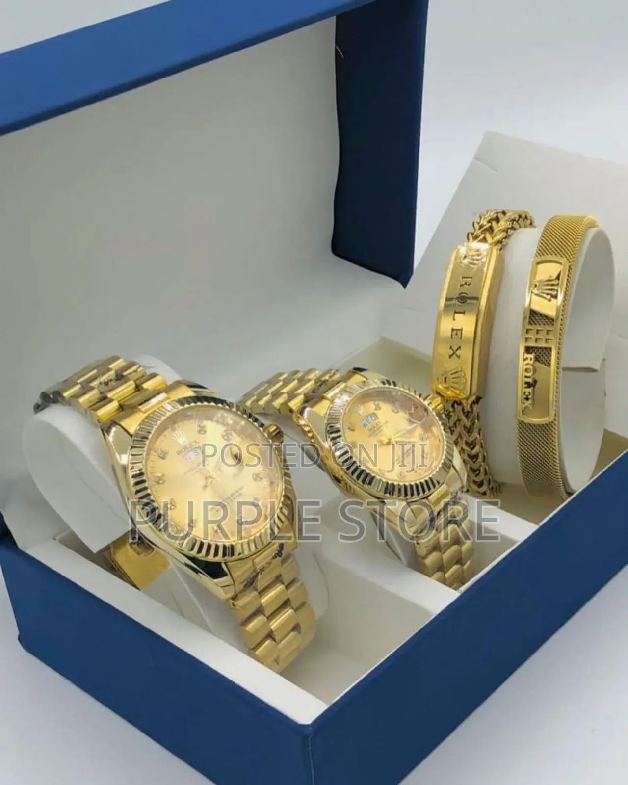 Rolex Couples Watches and Bracelets Set