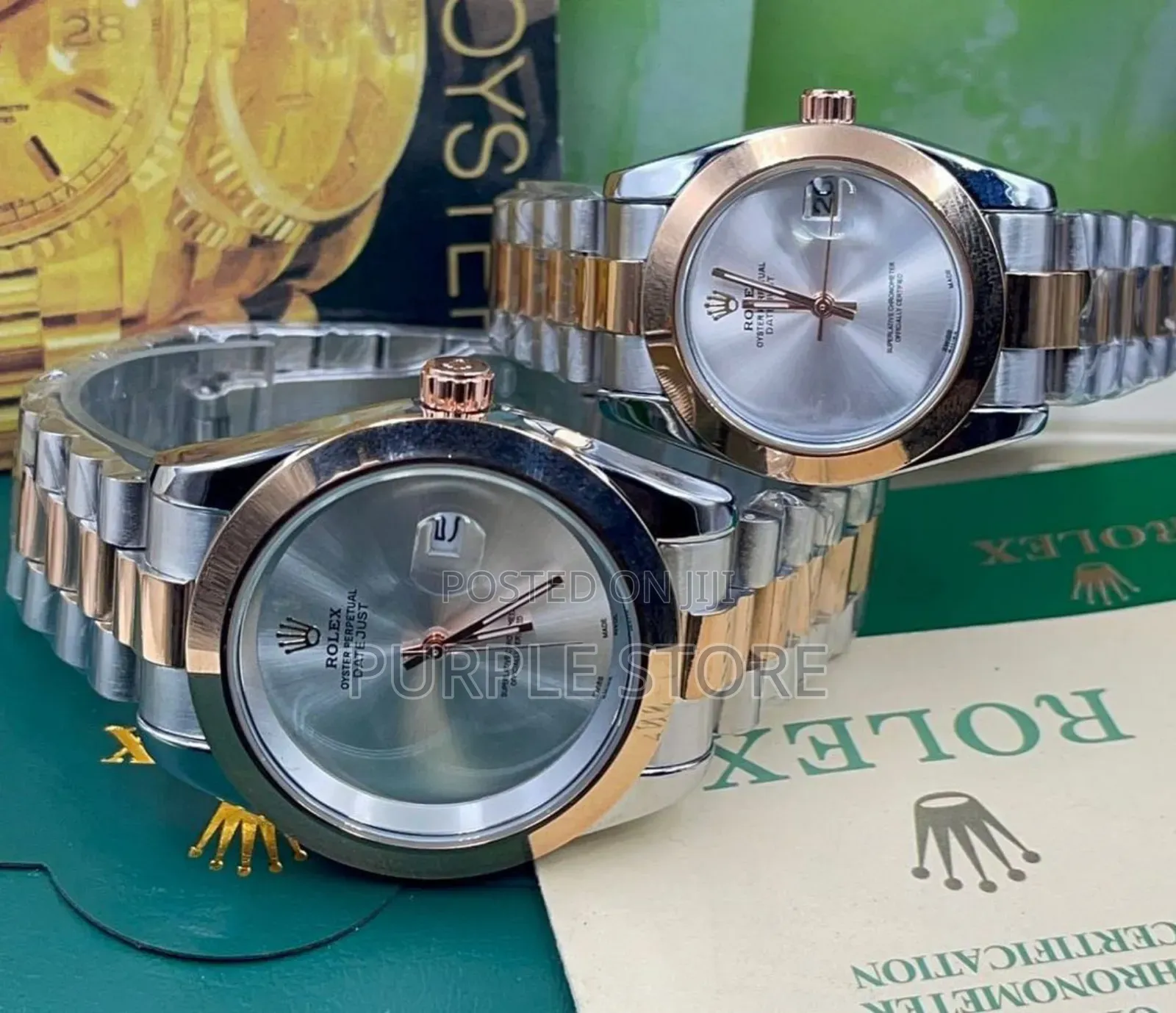 Rolex Male and Female Wristwatch