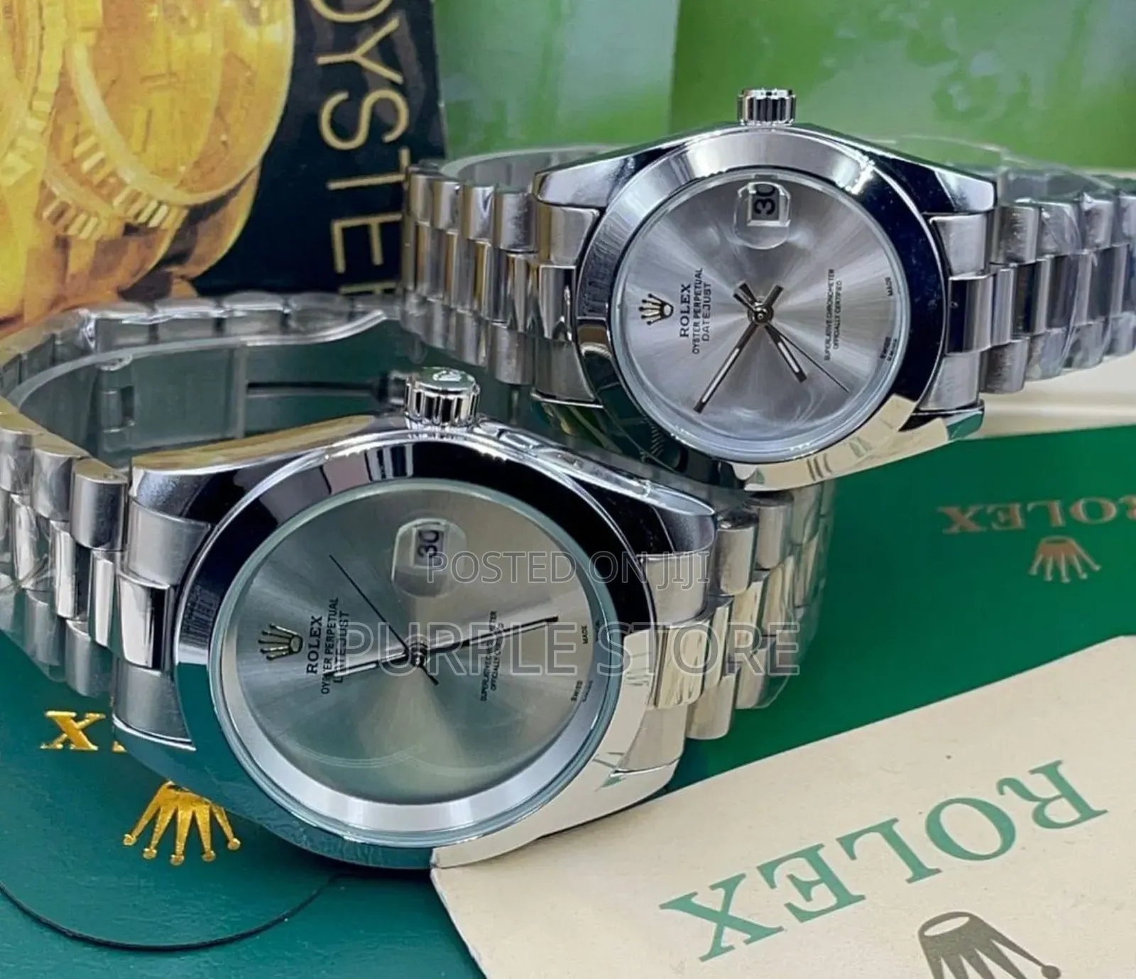 Rolex Male and Female Wristwatch