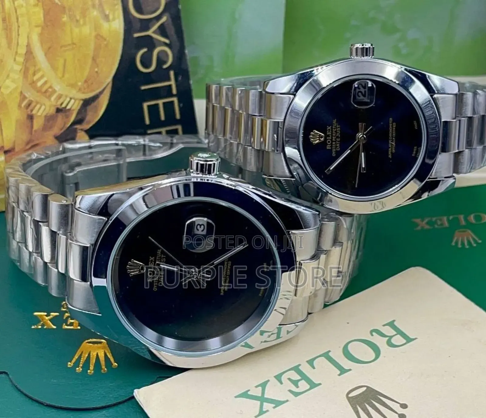 Rolex Male and Female Wristwatch