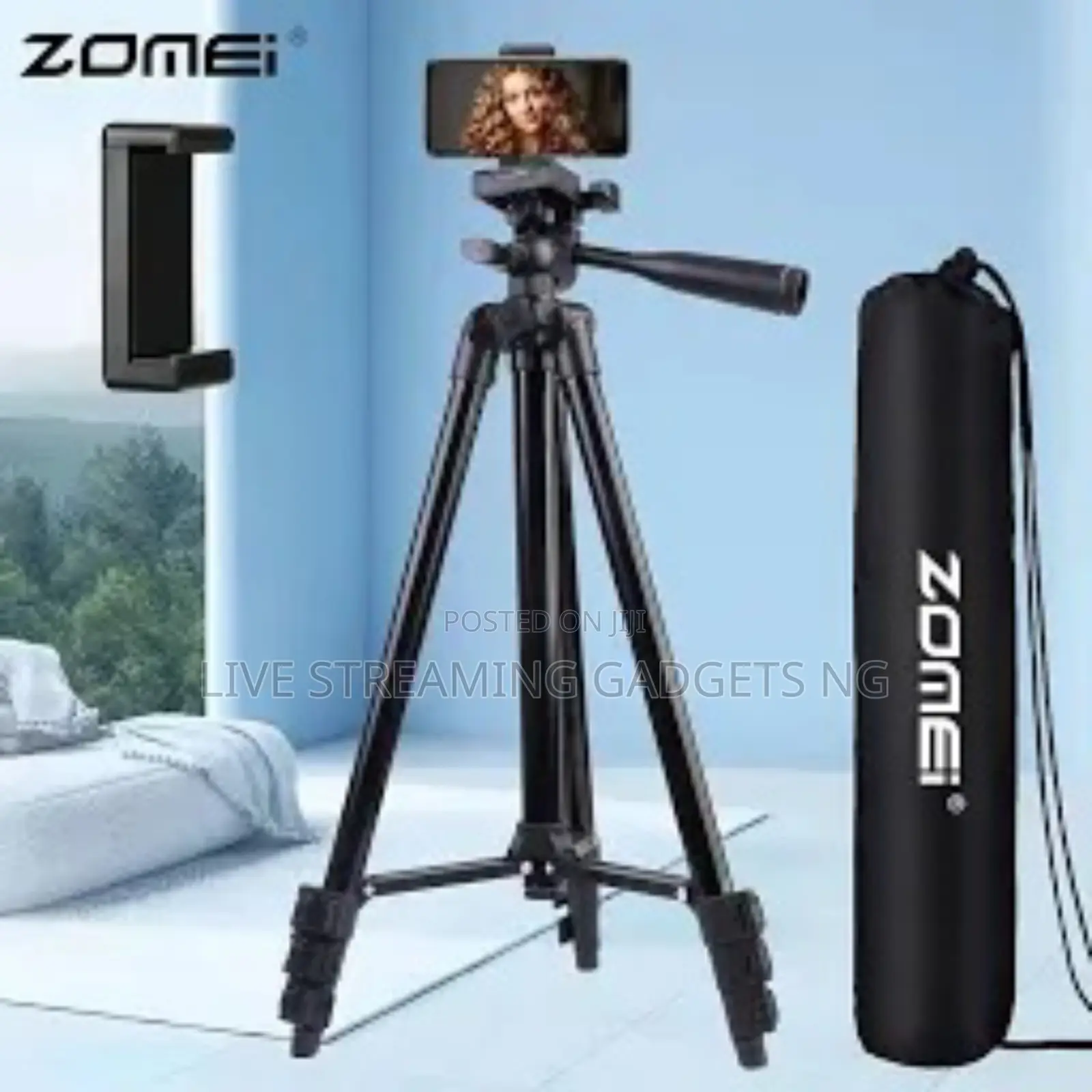 Yufeng 3388 Tripod Stand for Phone and Camera With Carrier Bag Remote