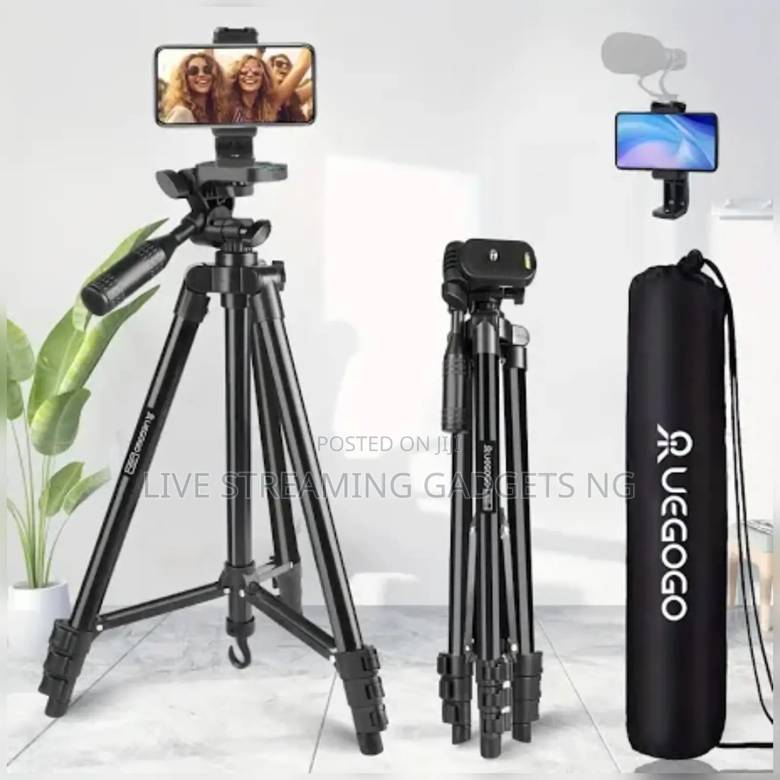 Yufeng 3388 Tripod Stand for Phone and Camera With Carrier Bag Remote