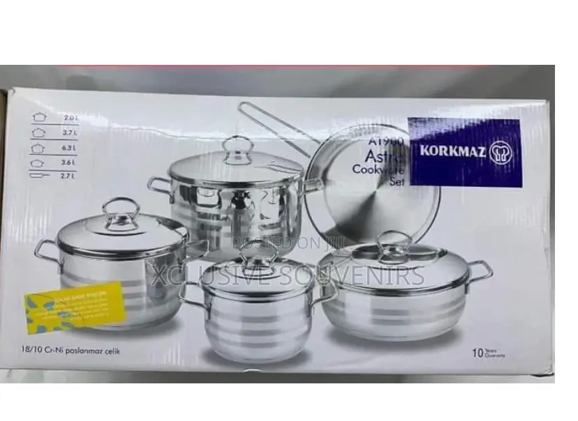 10pcs Korkmaz Cookware Set