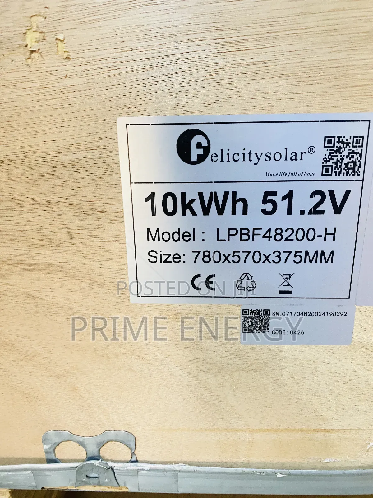 10kwh Lifepo Felicity Battery
