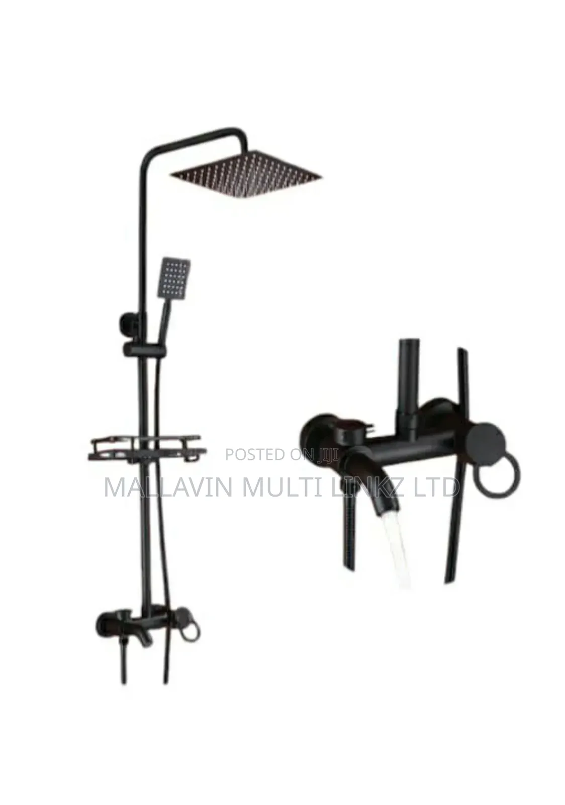 Hot And Cold Black Shower Mixers