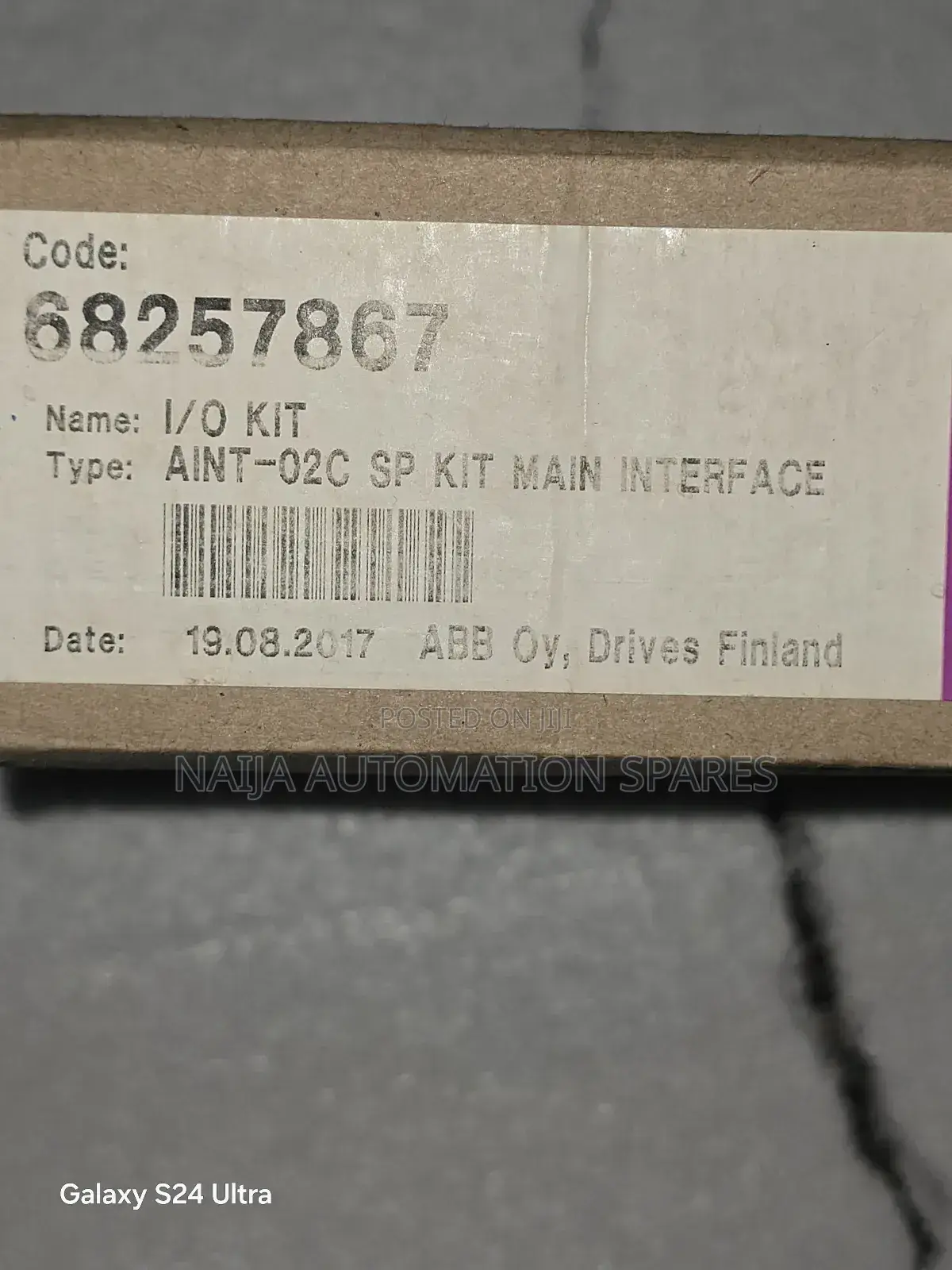 Abb | 68257867 | Aint-Oic | Main Interface Board