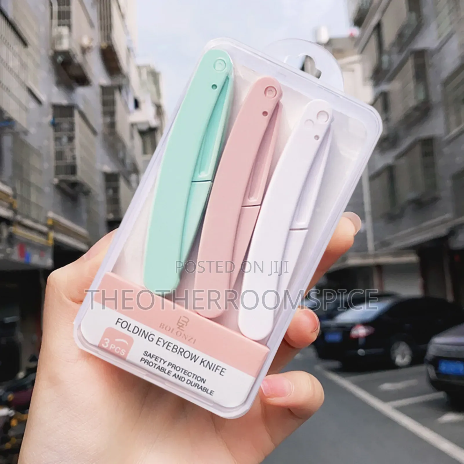 3pc Ladies Makeup Folding Eyebrow Hair Remover