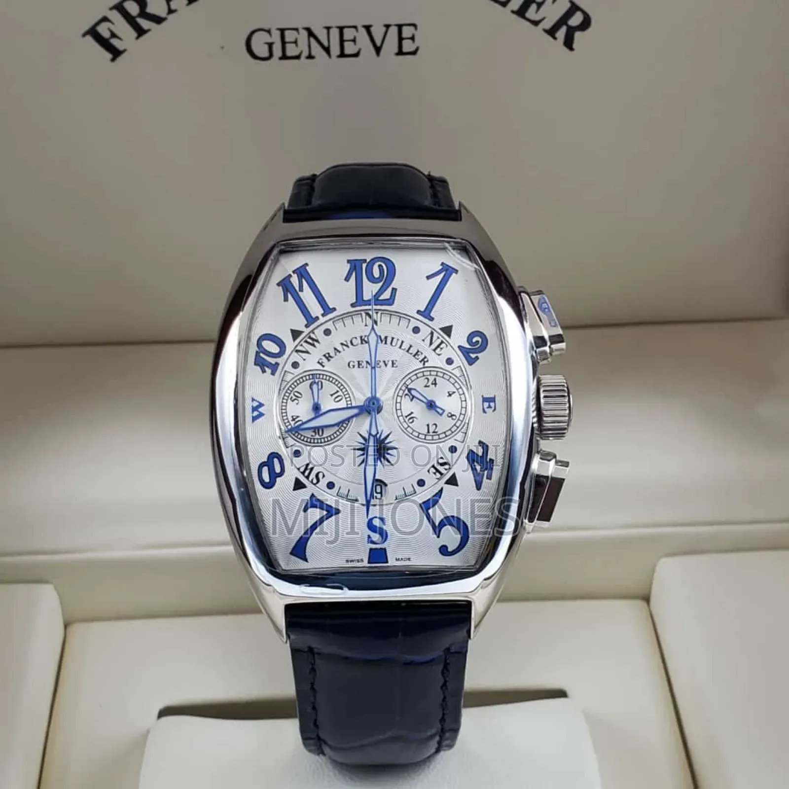 FRANCK Muller Geneve Leather Watch