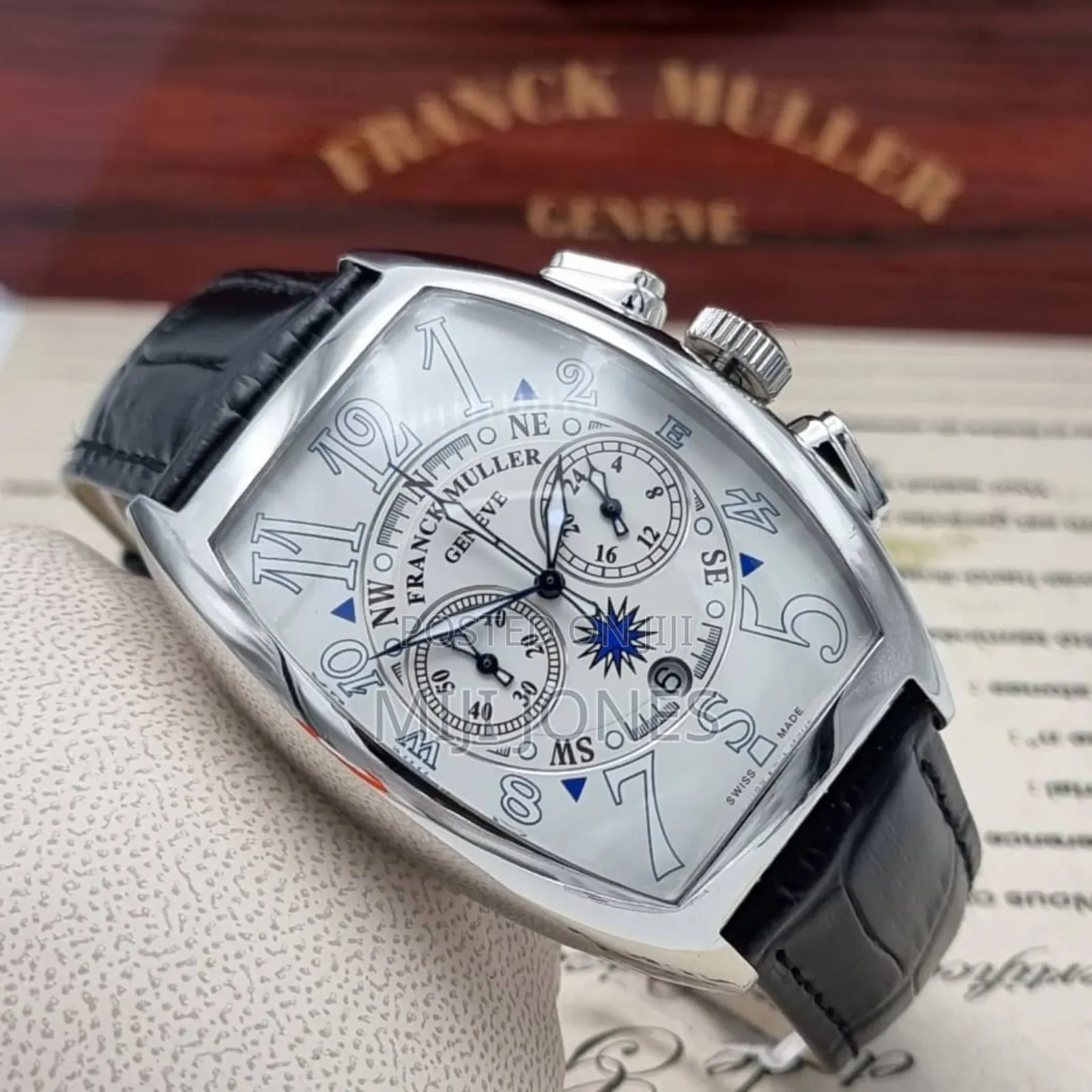 FRANCK Muller Geneve Leather Watch