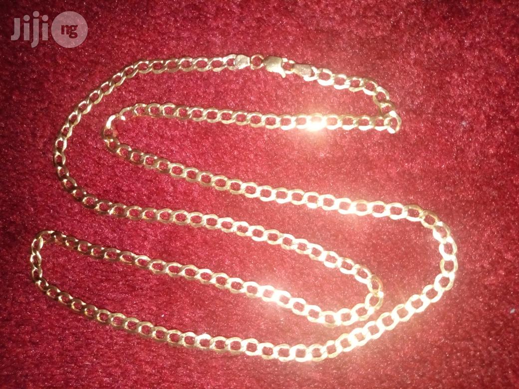 Pure 18karat Gold Cuban Design Medium Size