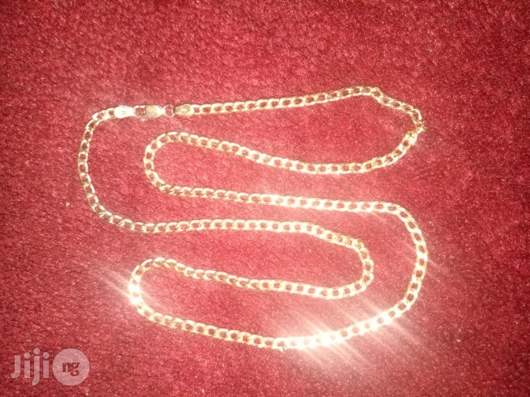 Pure 18karat Gold Cuban Design Medium Size