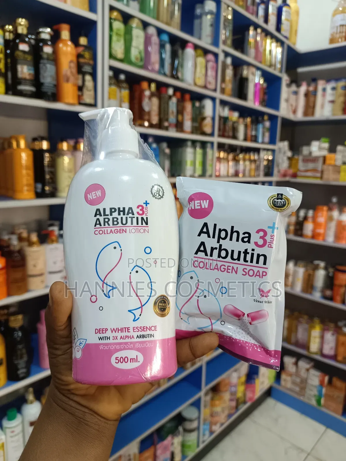 Alpha Arbutin Plus Collagen Lightening Lotion Soap