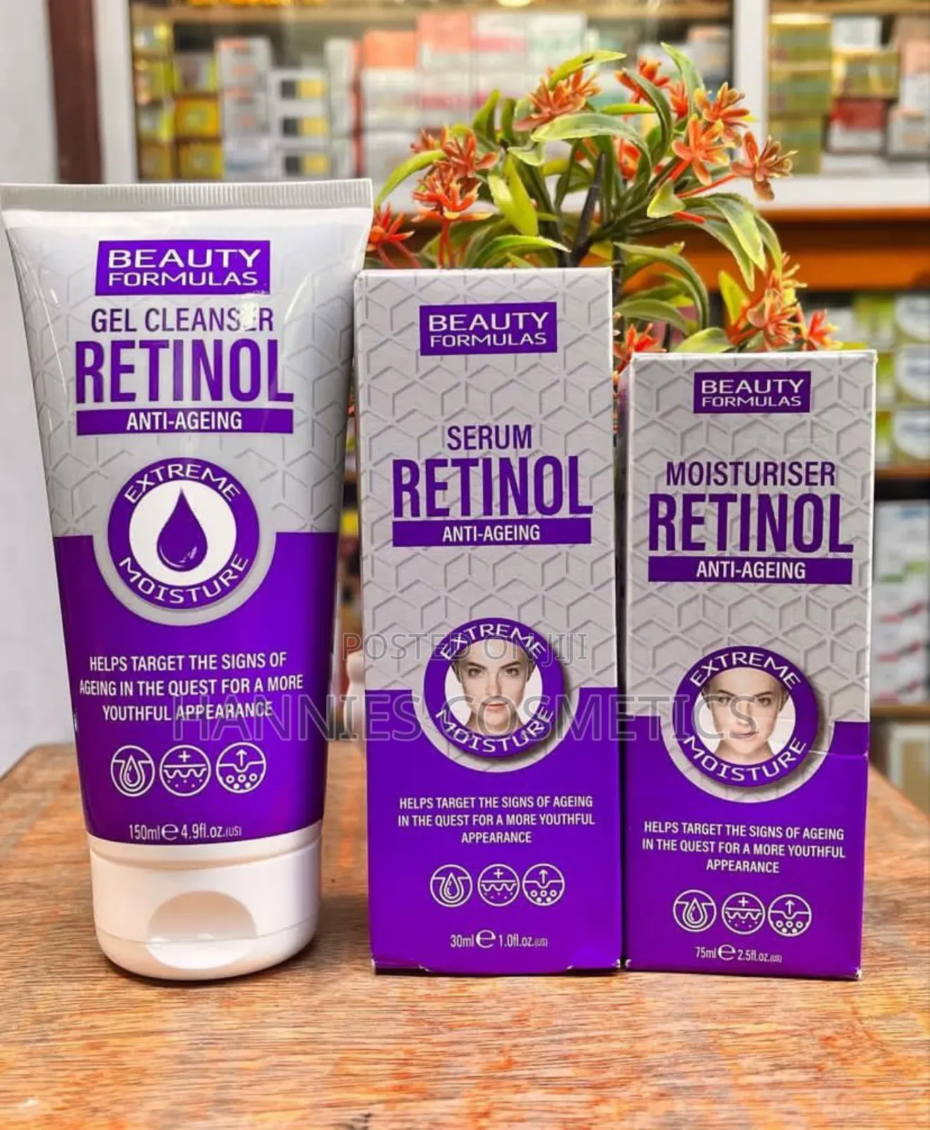 Beauty Formulas Retinol Anti Aging Facial Set