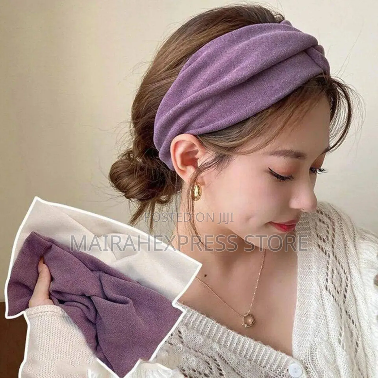 Comfy Elastic Wide Cross Headband