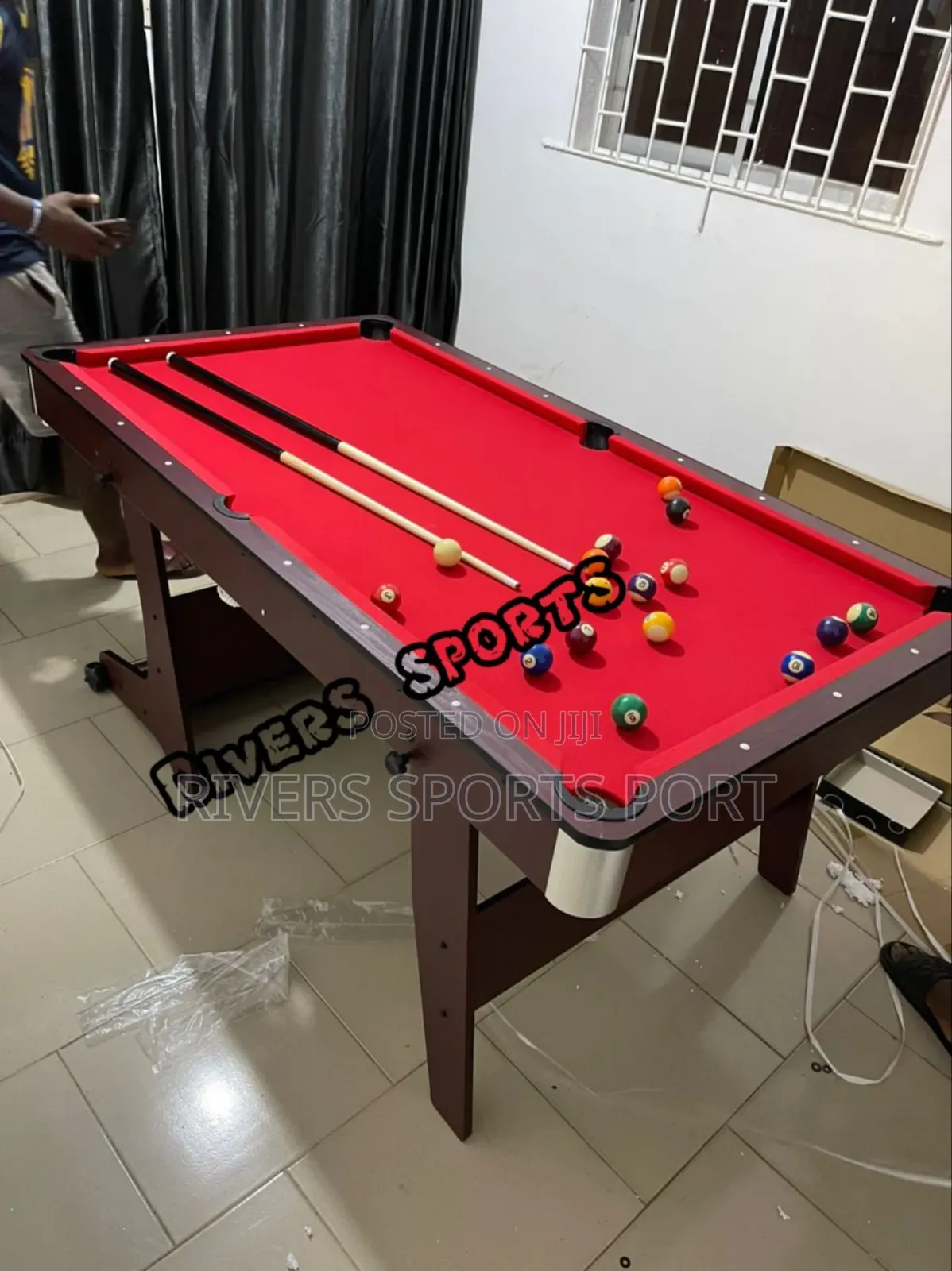 6ft Supermaxpro Foldable Snooker Board Table With Accesories