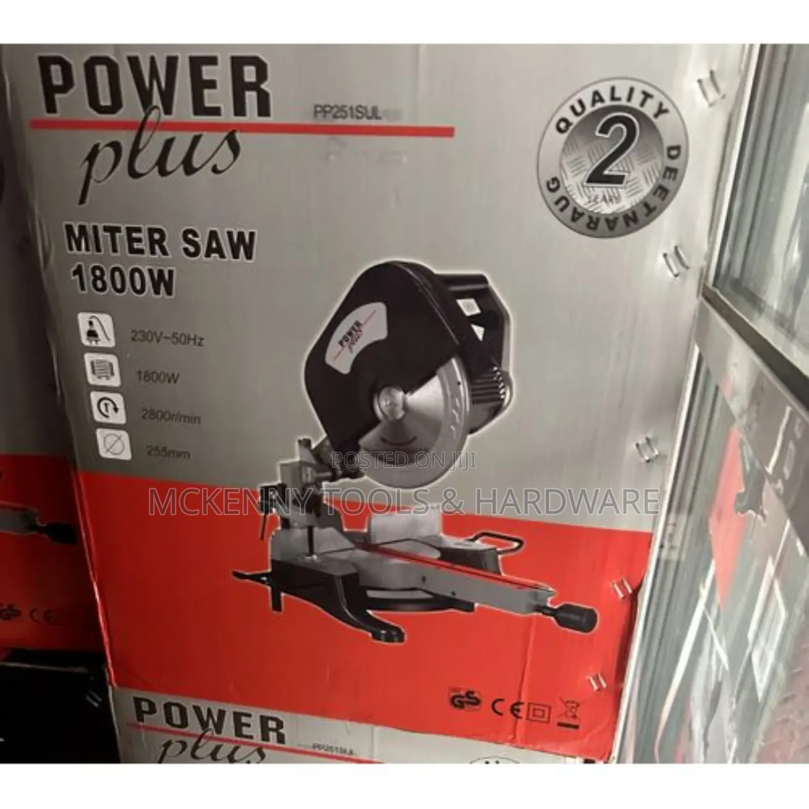 Powerplus Miter Saw 1800W 255mm Blade 10 Inch