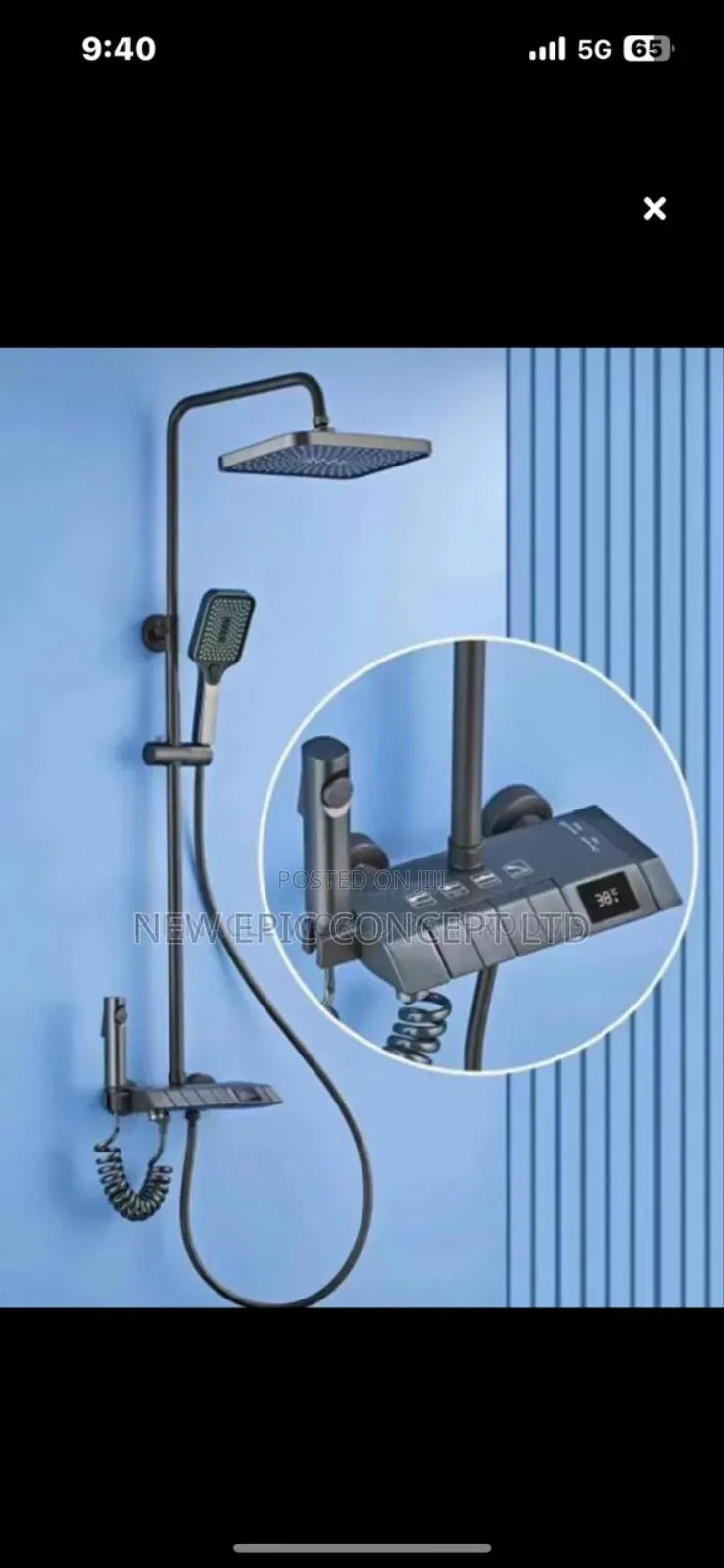 Standing Shower