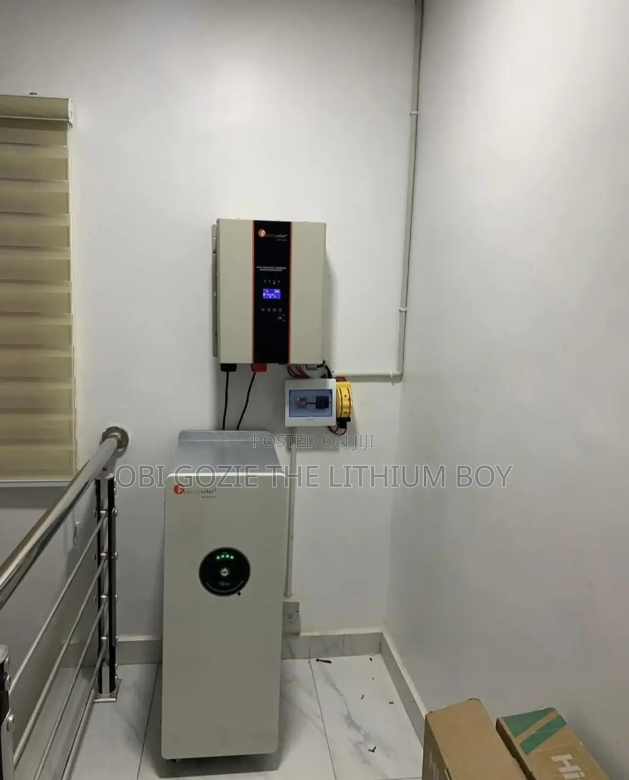 Best Solar Installer Engineer in Lagos. This a 7.5kva 48v