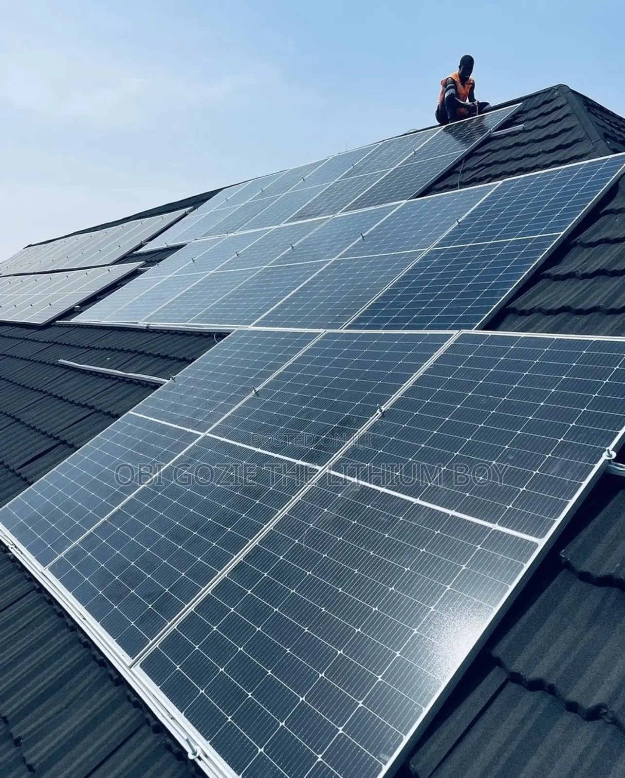 Best Solar Installer Engineer in Lagos. This a 7.5kva 48v