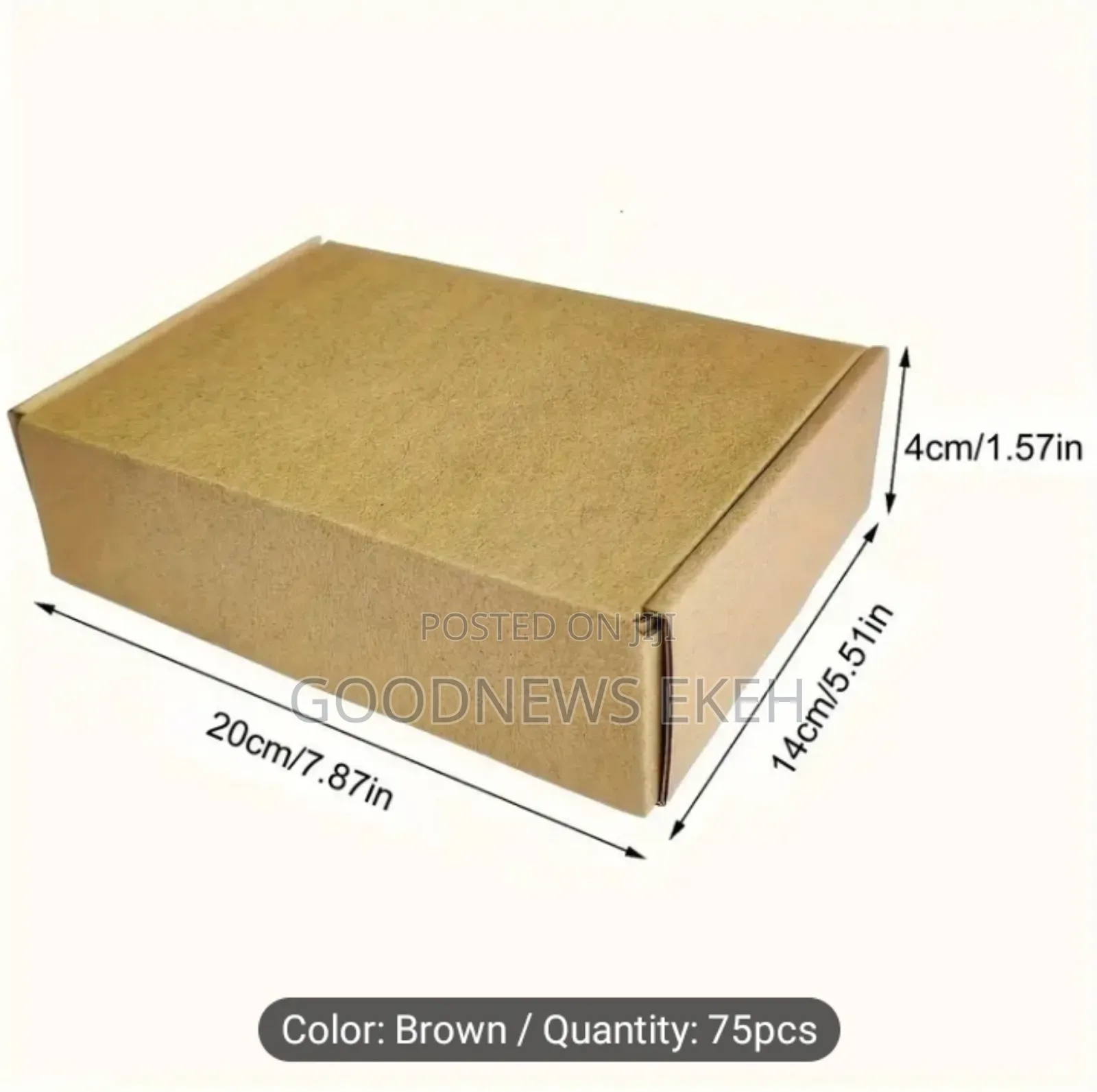 75pcs Extra Durable 3-Layer Corrugated Cardboard