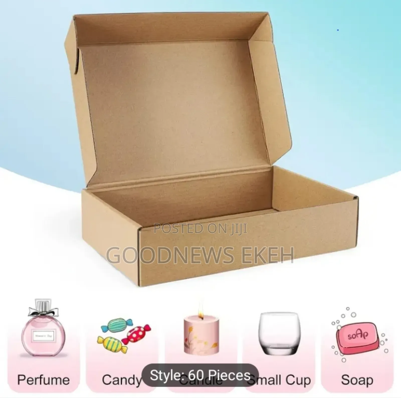 Shipping Boxes 22.86x15.24x5.08cm 60 Pack