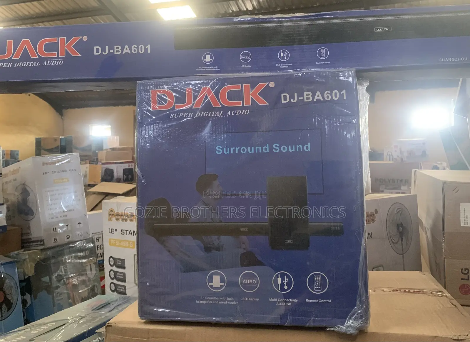 Djack Sound Bar Home Theater With Bluetooth Connection