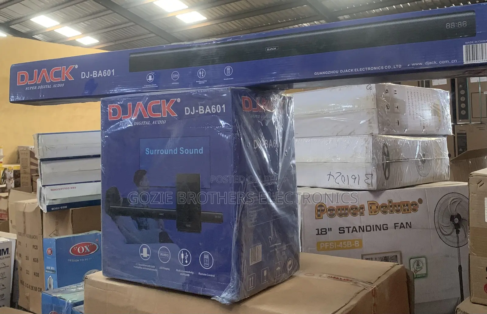 Djack Sound Bar Home Theater With Bluetooth Connection