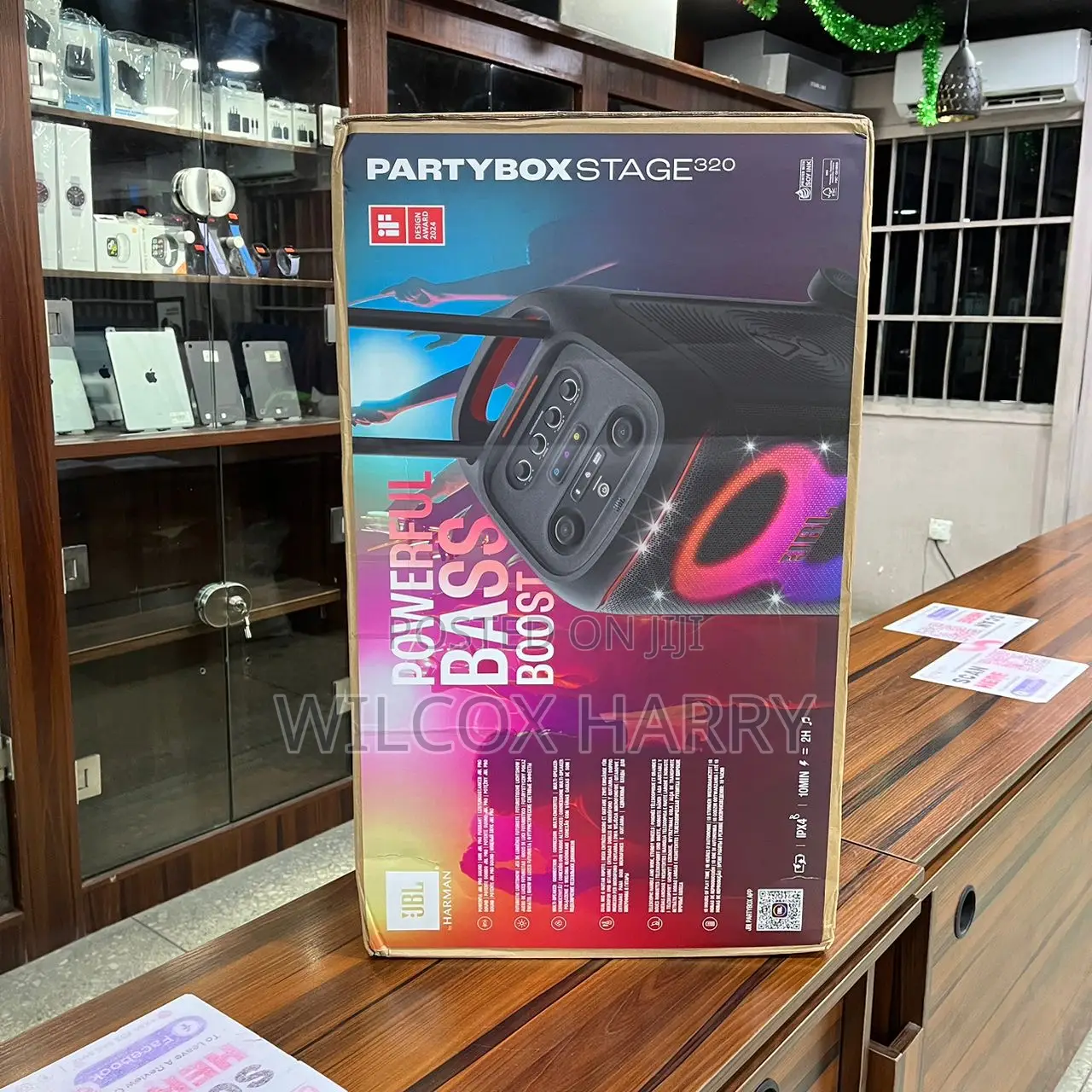JBL Partybox Stage 320 | Portable Party Bluetooth Speaker With Wheels
