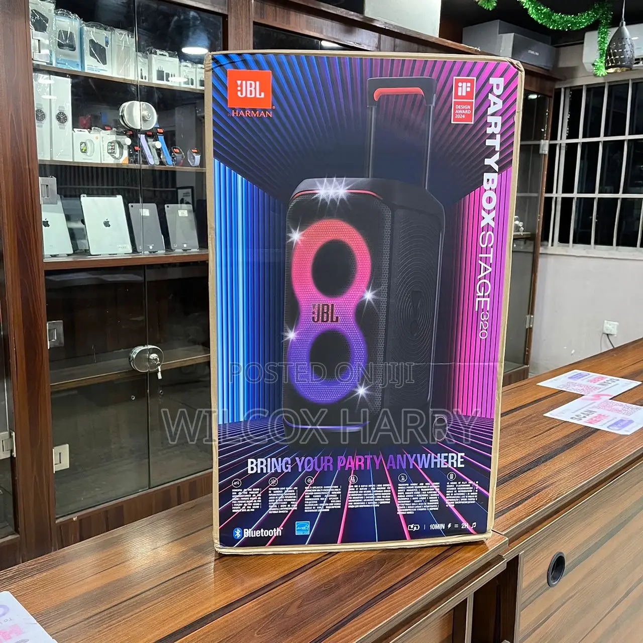 JBL Partybox Stage 320 | Portable Party Bluetooth Speaker With Wheels