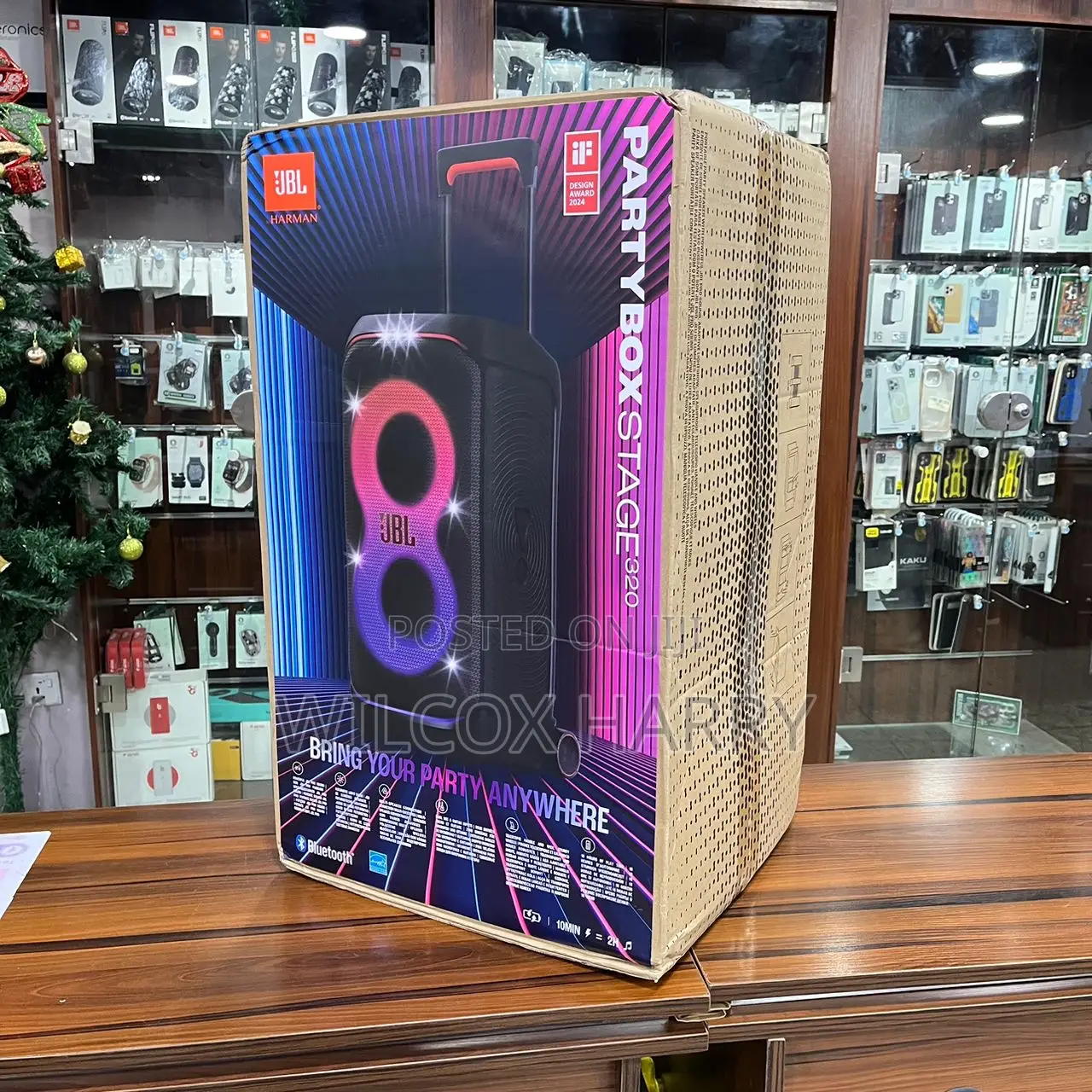 JBL Partybox Stage 320 | Portable Party Bluetooth Speaker With Wheels