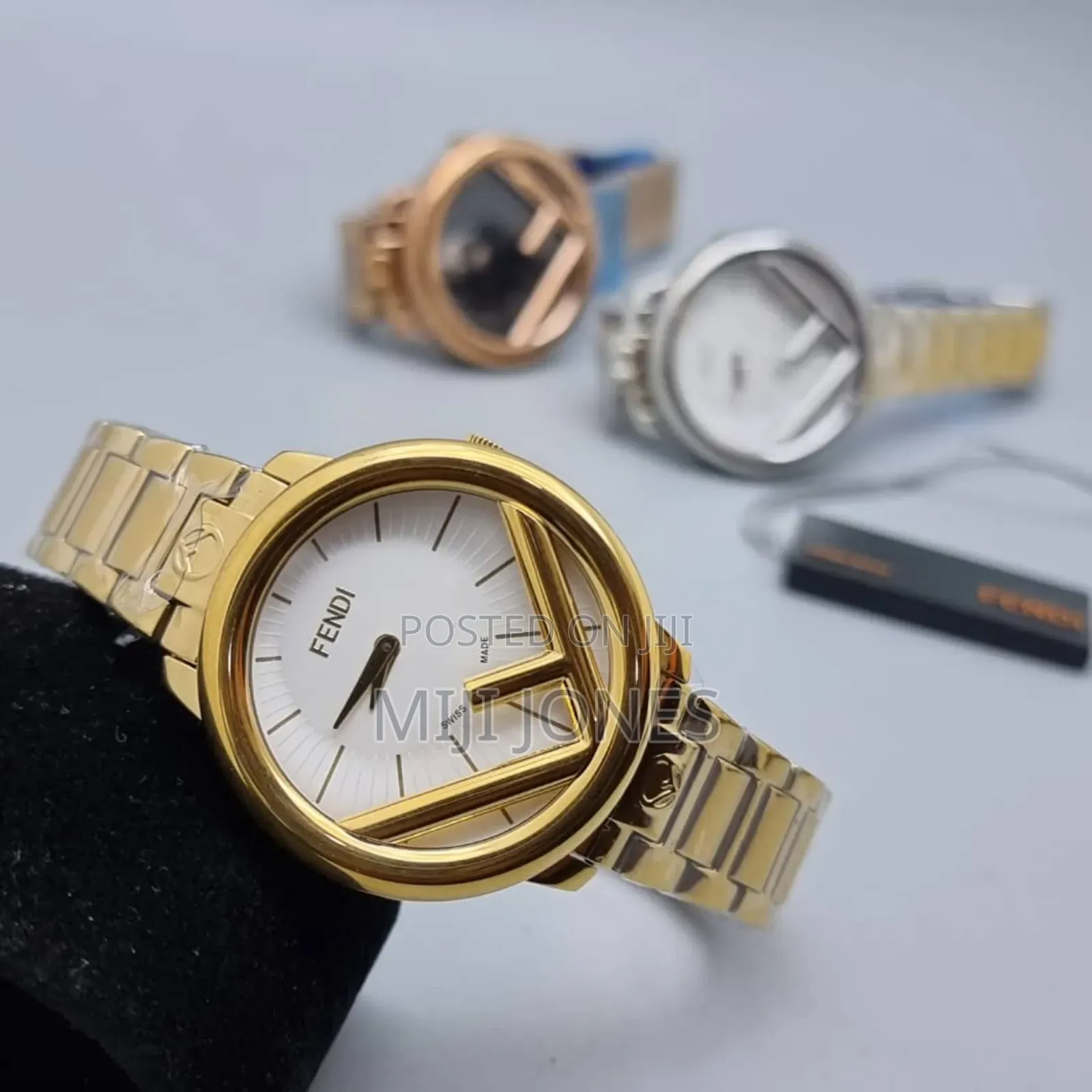 F Stainless Steel Watch