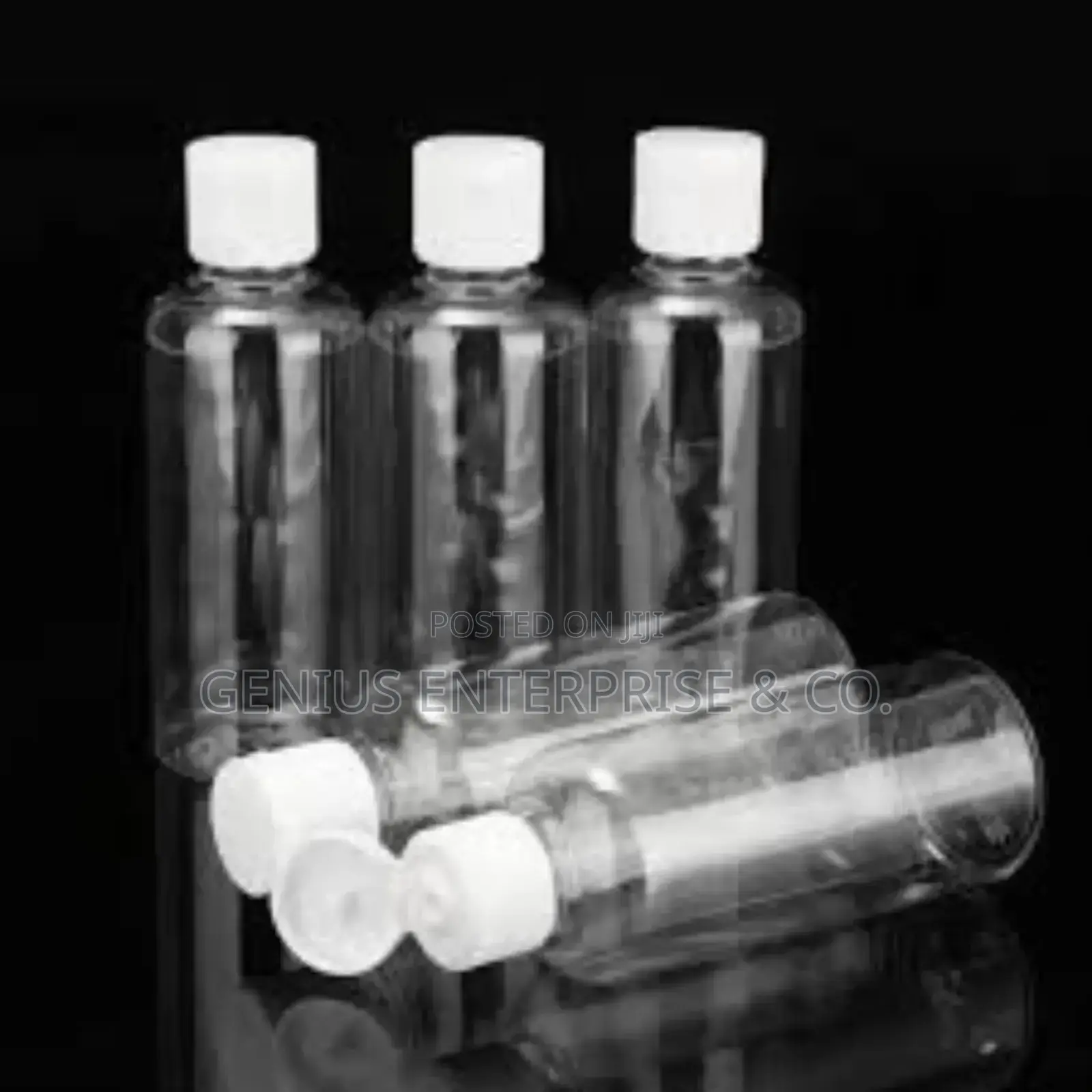 50ml, 100ml 200ml Size Smaller Transparent Bottles (Dozen)12